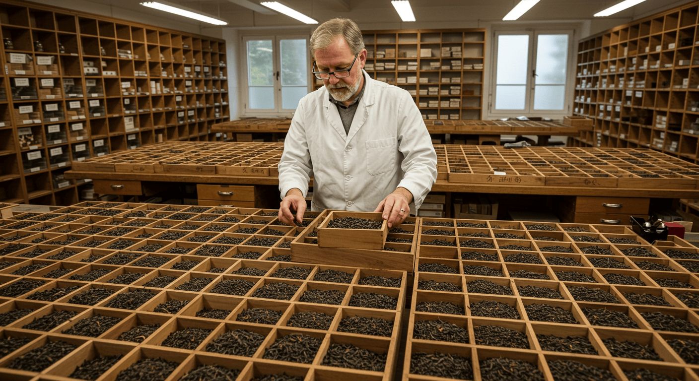 Traditional tea grading